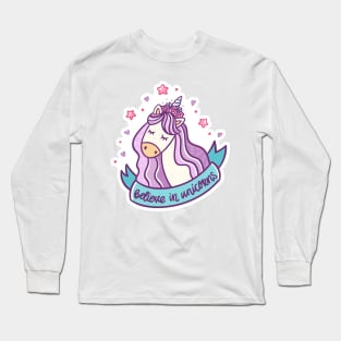 Believe in unicorns Long Sleeve T-Shirt